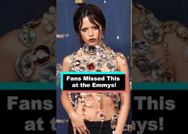 Fans Missed This at the Emmys! #jennaortega #star #celebrity #fyp