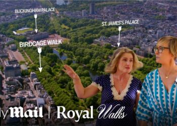 We explore the SECRET village INSIDE Buckingham Palace! | Royal Walks