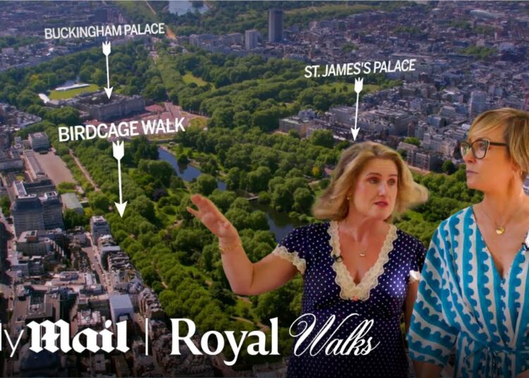 We explore the SECRET village INSIDE Buckingham Palace! | Royal Walks