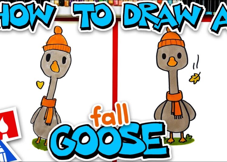 How To Draw A Fall Goose