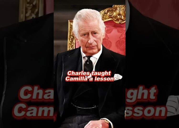 Charles taught Camilla a lesson #charles #camilla #william #kate #royal