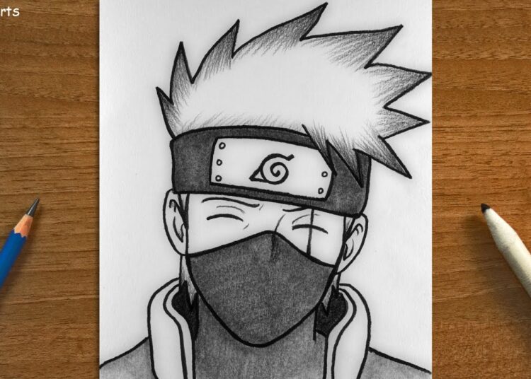 Easy Anime Drawing || How to Draw Kakashi Hatake || Naruto Drawing Tutorial for beginners