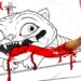 HORROR Artist vs KPop Demon Hunters DERPY TIGER 👹✍️