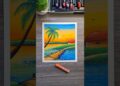 ✨ Easy Scenery Drawing with Oil Pastels #art #drawing #oilpastel