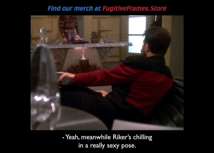 Are Riker and Richard Lynch gossiping like schoolgirls?