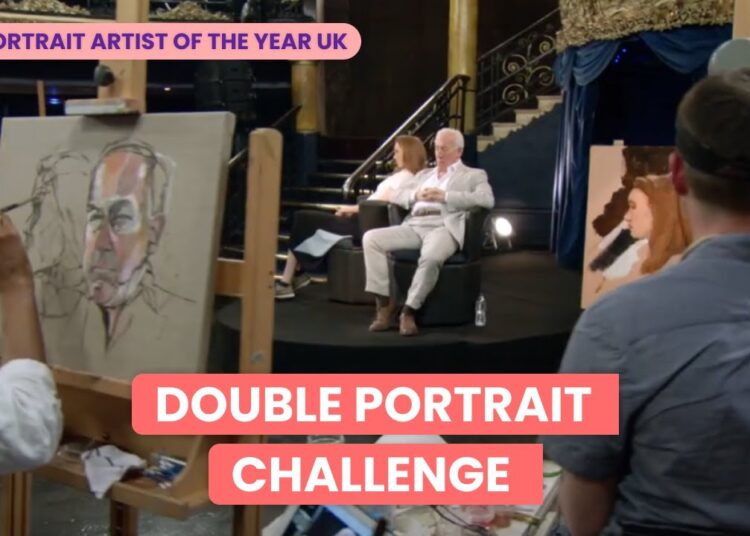 Painting Inside Cafe De Paris London | Portrait Artist of the Year UK