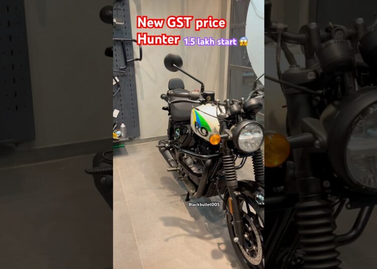After gst change Hunter 350 price | Royal Enfield Hunter 350 new price  #gstupdate #royalenfield