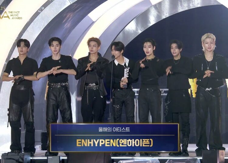 ENHYPEN acceptance speech for their ‘Artist Of The Year (Bonsang)’ award at 2025 TMA 🏆