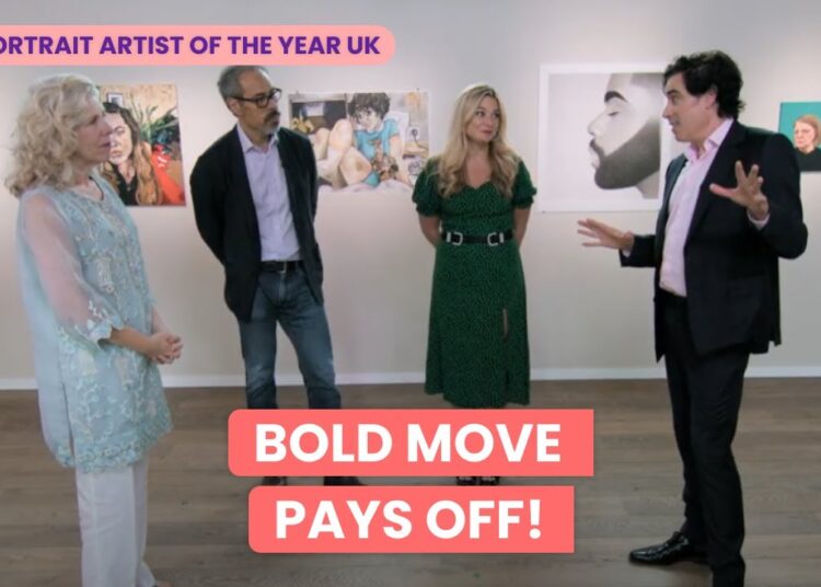 Artist SHOCKS Judes with Bold Style | Portrait Artist of the Year UK