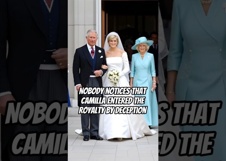 Nobody Notices That Camilla Entered the Royalty by Deception 😱 #camilla #diana #charles #royal