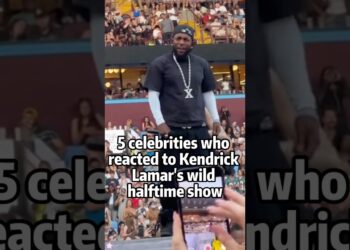 5 celebrities who reacted to Kendrick Lamar’s wild halftime show#shortvideo #celebrity