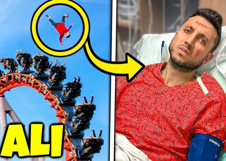 Ali fell off the roller coaster, then.. (The Royalty Family)