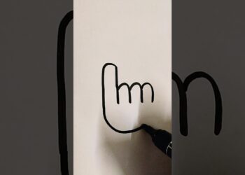 Letter m to Hand art easy #drawings #trending #viral
