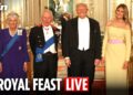 LIVE: Donald and Melania Trump join British Royal Family for state banquet at Windsor Castle