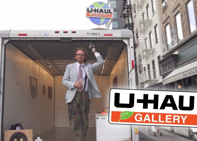 The DIY Art Gallery Run Out Of A Box Truck, This is U-Haul Gallery