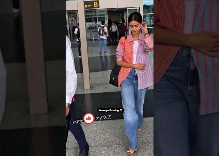 ananya pandey exclusive outfit ✨ #celebrity #fashion #bollywoodkhabar #ananyapandey #shorts #viral