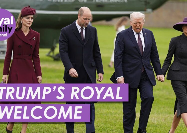 Prince William and Princess Kate Give Donald Trump Royal Welcome at Windsor