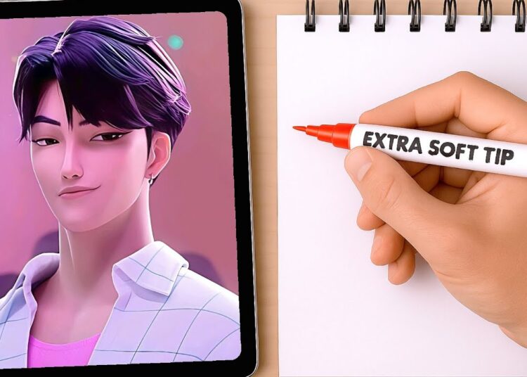 Drawing Saja Boys’ K-Pop Album Art Evolution