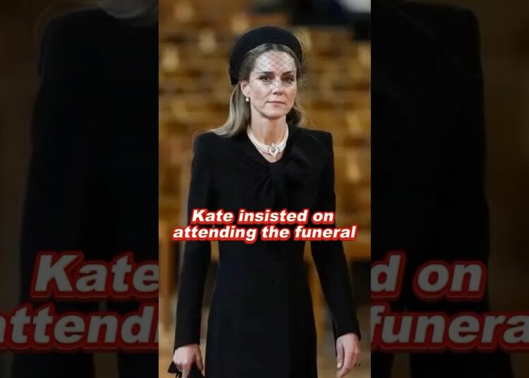 Kate insisted on attending the funeral #kate #william #camilla #duchessofkent #royal