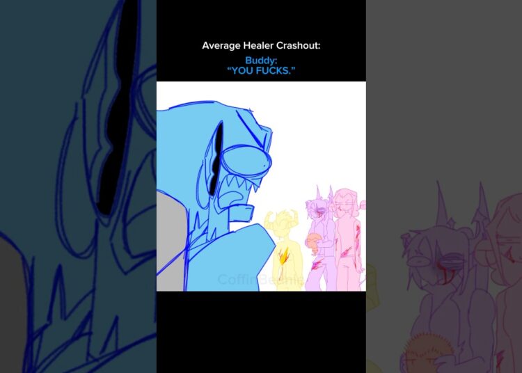 Average Healer Crashout #artist #originalcharacter #animation #digitalart #art