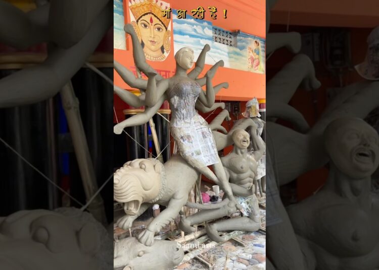 Durga Puja murti idol #durgapuja #maadurga #navratri #navratrispecial #artist #hajipur #pawansingh