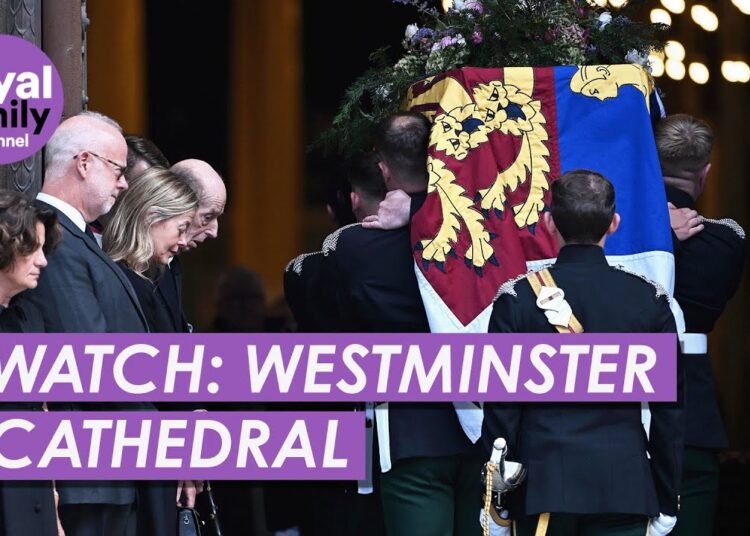 WATCH: Duchess of Kent’s Coffin in Procession to Westminster Cathedral