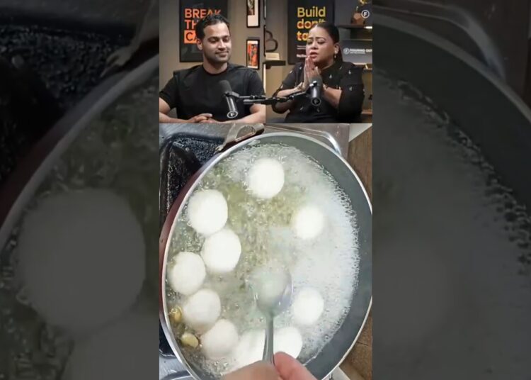 Mummy Ko Bhagwan manati hai🤔#bhartisingh #podcast #celebrity #rasgulla  #trendingshorts #lol #foodie