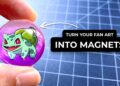 How To Turn Your Fan Art Into Magnets #Shorts #YouTubePartner