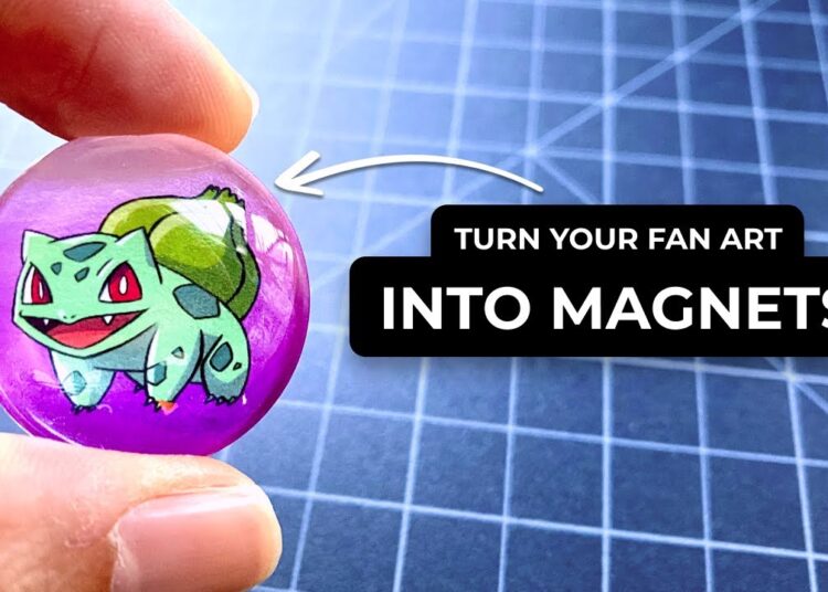 How To Turn Your Fan Art Into Magnets #Shorts #YouTubePartner