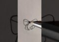 10 second artist challenge🎀!!#shorts #art #bow #sketch
