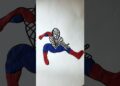 How to draw a Spider-Man 🕷️🕸️🎨