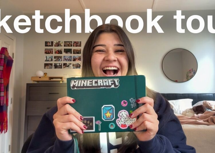 Art School Sketchbook Tour!! (again again)