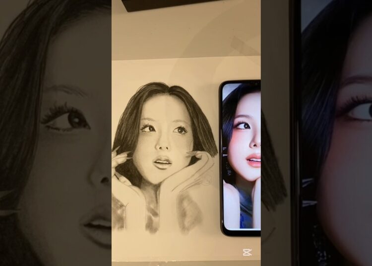JISSO sketch #jisso #blackpink #drawing #sketch #art #artist #shorts