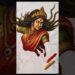 Maa Durga Drawing, #shorts #art #drawing #durga