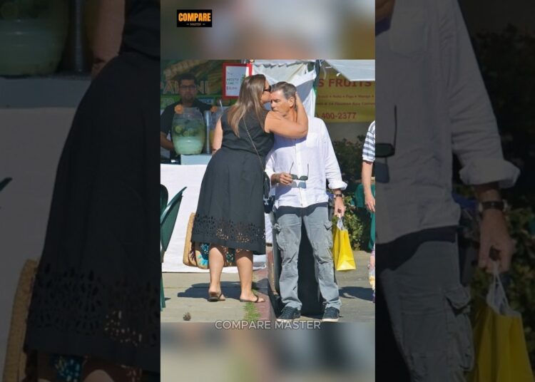 Pierce Brosnan and Keely Shaye Smith Share a Kiss #shorts #hollywood #celebrity
