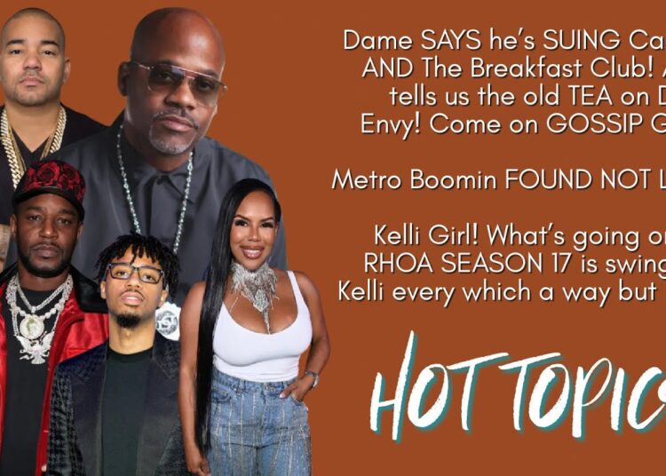 Dame Dash GOSSIPS about DJ ENJY, Cam’Ron AND The Breakfast Club, Metro Boomin, RHOA’s Kelli Ferrell