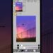 Drawing Aesthetic Sunset Fence #ibispaintx #painting #art #digitalart #tutorial