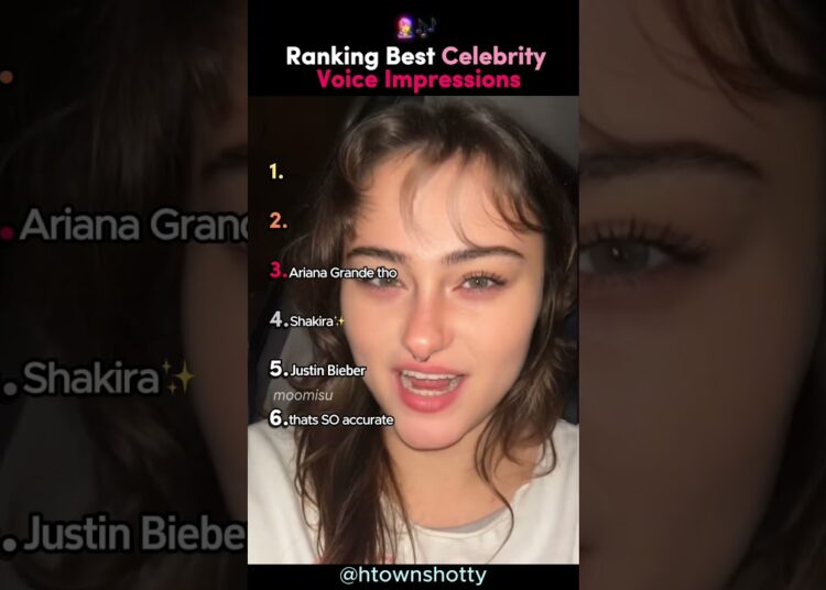 Ranking Best Celebrity VOICE Impressions ✨ #impression
