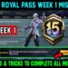 A15 RP WEEK 1 MISSION / BGMI WEEK 1 MISSIONS EXPLAINED / A15 ROYAL PASS WEEK 1 MISSION C9S25 WEEK 1
