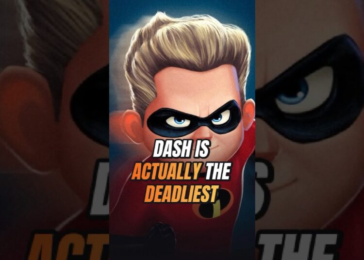 Dash is actually the deadliest superhero.#celebrity #movie #theincredibles #superherofilm