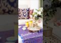Navratri Blue | A Touch of Royalty & Devotion 💙🙏 #shortsfeed #navratri  #navratrispecial #diydecor