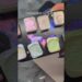 Love this set 🥰 #watercolor #paintswatch #art #swatch #iridescent #paint #paintmixing #shorts