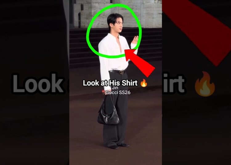 OMG GUCCI ROYALTY JIN Has Arrived 🔥 #jin #fypviralシ #bts