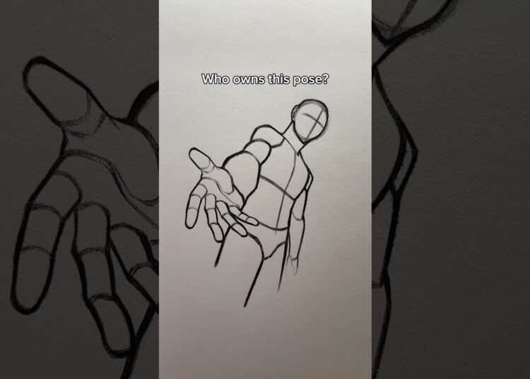 Who owns this Pose? #art #drawing #sketch #artist #character #fyp #shorts