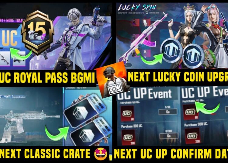 😍 ZERO UC A15 ROYAL PASS / BGMI NEXT CLASSIC CRATE & LUCKY SPIN UPGRADE GUN / NEXT UC UP EVENT DATE