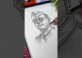 Independence Day Drawing 🇮🇳Subhash Chandra Bose #shorts #independenceday #art #drawing #15august