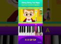 Easy Piano Song for Kids 🎹 | “Johny Johny Yes Papa” Tutorial #JunyTony #piano #shorts