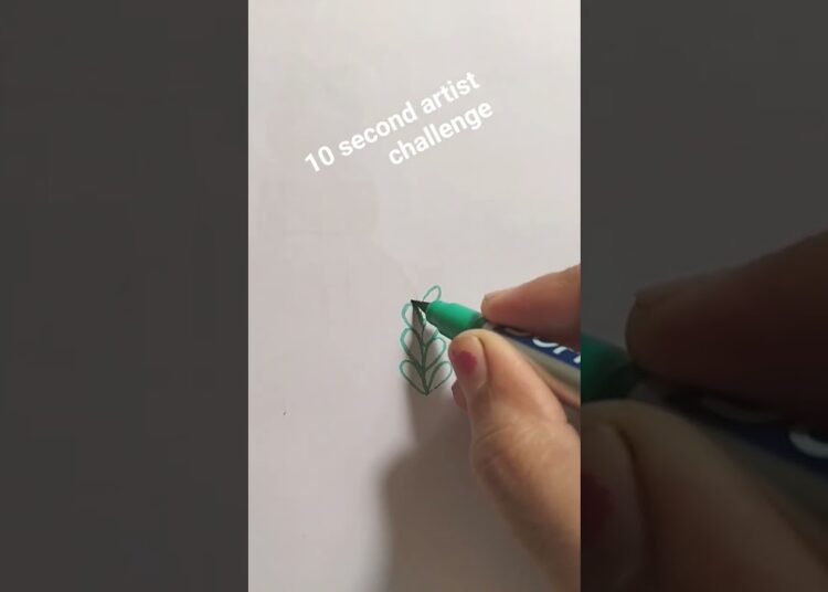 10 second artist challenge #shorts #artist #challenge