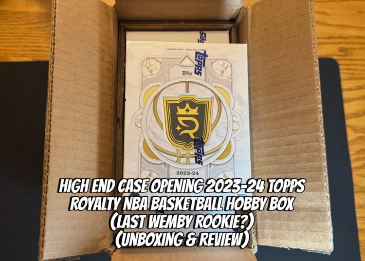 High End Case Opening 2023-24 Topps Royalty NBA Basketball Hobby Box  (Last Wemby Rookie?)(Review)