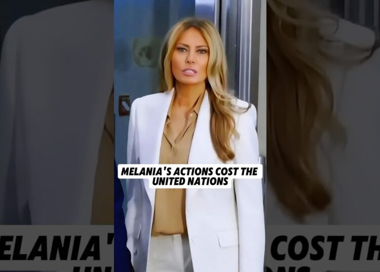 Melania’s actions cost the United Nations. #shorts#trump#melaniatrump#celebrity#youtubeshorts